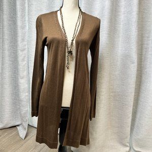 NWT Joan Vass Long Cardigan